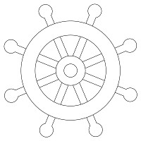 nautical rea wheel 001